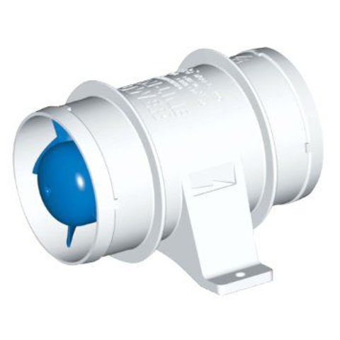 Imagen de Blower 12V de 4" recto blanco   