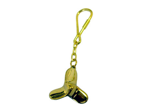 Imagen de Llavero helice de bronce