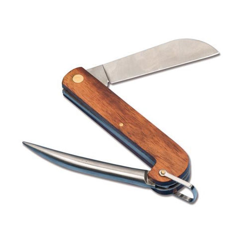 NAVAJA MARINERA JKR0790 MANGO DE MADERA HOJA 7,5 CM