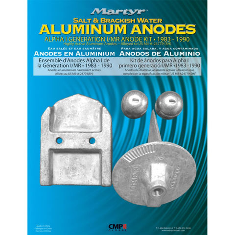 Imagen de Kit Anodo ALPHA GEN I ALUM.
