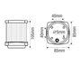Imagen de Luz todo horizonte Clasica 20 LED - blanca