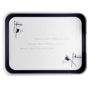 Imagen de BANDEJA MELAMINA RECTANGULAR WELCOME ON BOARD