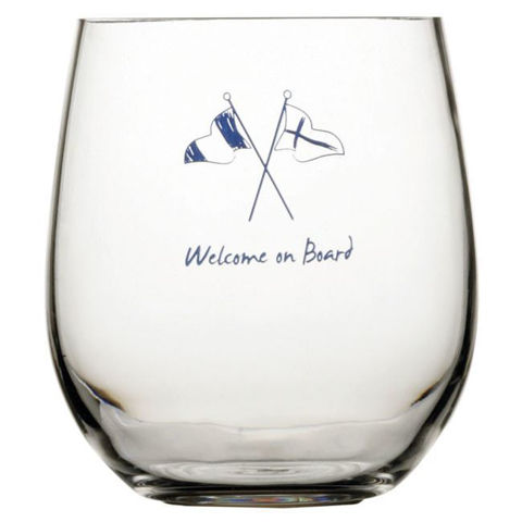 Imagen de VASO AGUA ANTIDESLIZANTE, WELCOME ON BOARD