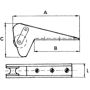 Imagen de Delfinera plegable de acero inoxidable
