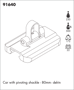 Imagen de Carro 80mm con grillete pivot
