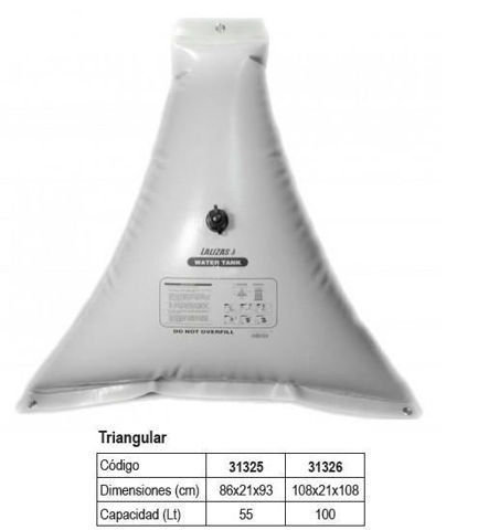 Imagen de Tanque flexible triangular para agua