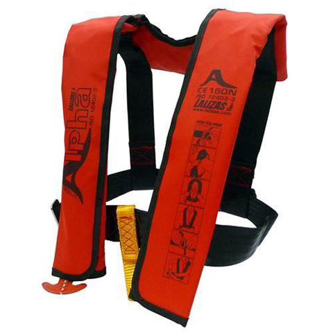 Imagen de Chaleco salvavidas Alpha autoinflable sin arnés 170N