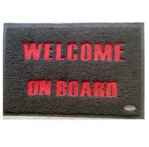 Imagen de Alfombra Welcome Gris