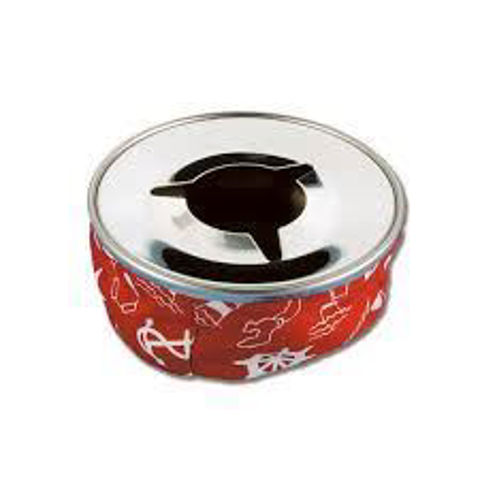 Imagen de Cenicero involcable rojo