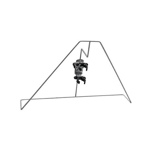 Imagen de Soporte de acero inoxidable para salvavidas de herradura y guindola.
