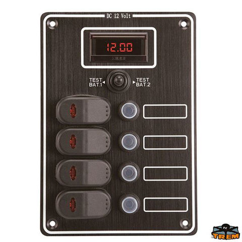 Imagen de Panel eléctrico estanco, con voltímetro digital