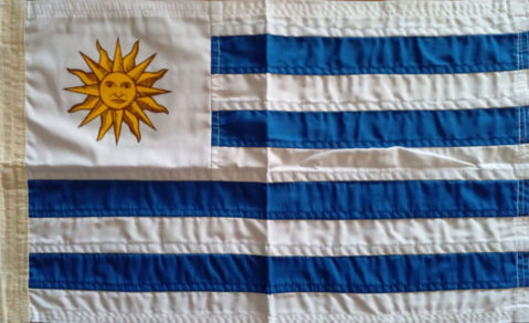Imagen de Bandera de Uruguay chica