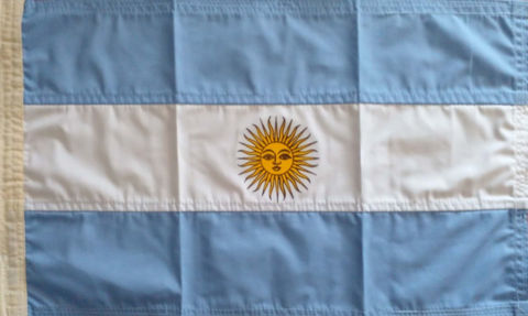Imagen de Bandera de Argentina mediana
