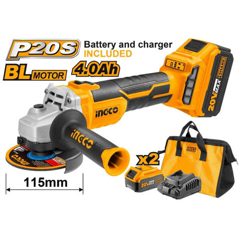 Imagen de CAGLI11522 Lithium-Ion angle grinder