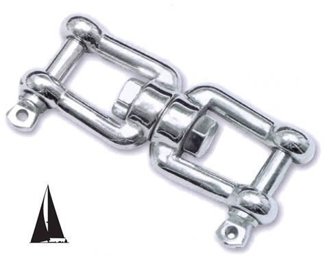 Imagen de Grillete Destorcedor doble  Ac. Inox 10 mm