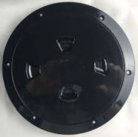Imagen de Tambucho de plastico con rosca  8" negro