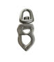 Imagen de Mosquetón para driza con gatillo 145mm