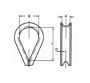 Imagen de Guardacabo inox 2 mm