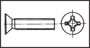 Imagen de Tornillo cabeza fresada 4x40 mm inox