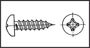 Imagen de Tornillo rosca chapa 4.8x25mm Inox