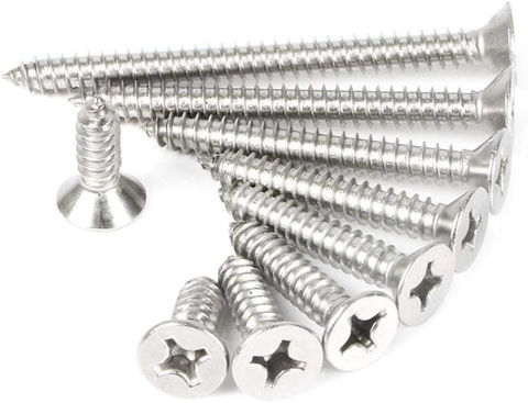 Imagen de Tornillo fresado rosca chapa 4,8x38mm Inox