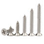 Imagen de Tornillo fresado rosca madera 5x50 mm Inox