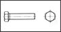 Imagen de Tornillo cabeza hexagonal 6x30 mm Inox