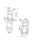 Imagen de Escalera plegable inox de 1+2 escalones