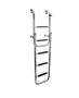 Imagen de Escalera plegable inox de 2 + 3 escalones.