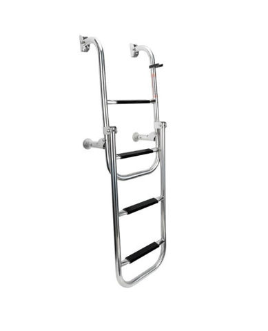 Imagen de Escalera plegable inox 2 + 2 escalones