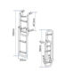 Imagen de Escalera plegable inox 2 + 2 escalones