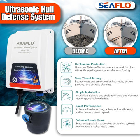 Imagen de Sensor ULTRASONIC ANTIFOULING 2 SENSOR 12V