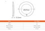 Imagen de LUZ CABINA LED BLANCA 6W 12V 127MM - SFCL1-5-WW-04