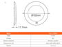 Imagen de SFCL1-4-YW-04 LUZ CABINA LED YW 6W 10-30V 102MM