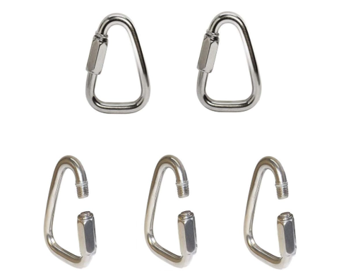 Imagen de Gancho triangulo con seguro 04 mm inox