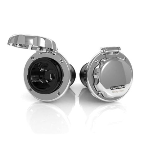 Imagen de Toma AMERICANO  FURRION 2P+T 32AINOXIDABLE