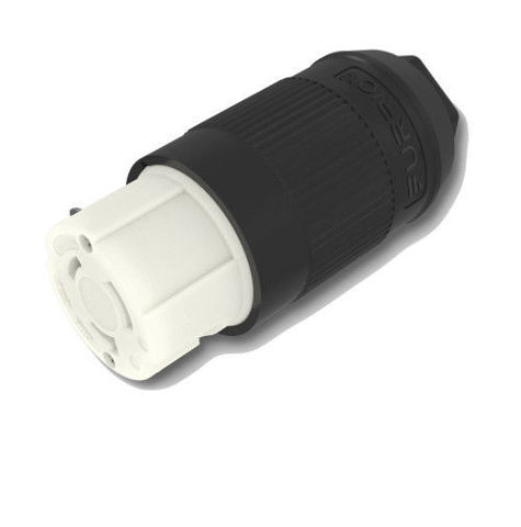 Imagen de Conector hembra negro - 32 A - 250 V - F32FMP-SS - FURRION